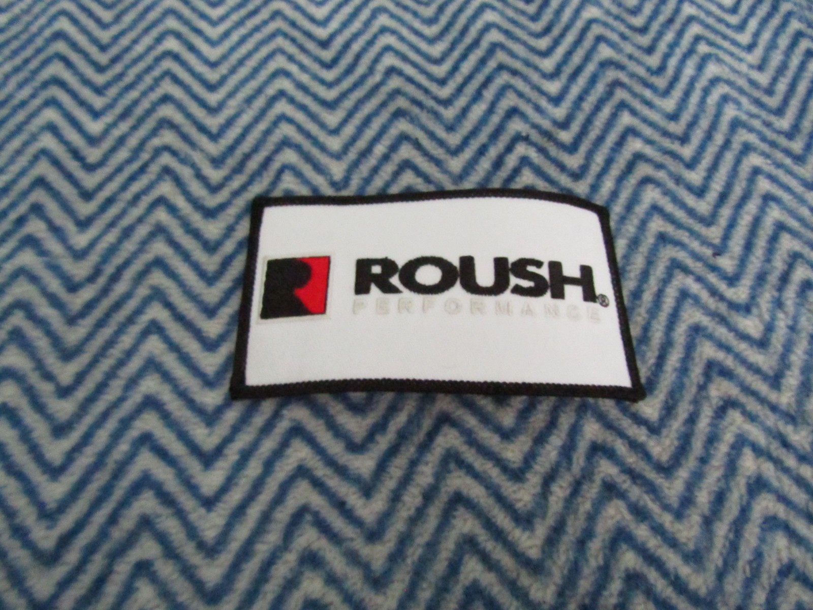 ROUSH PERFORMANCE EMBLEM EMBROIDERED UPHOLSTERY PATCH STAGE 1 2 3 MUSTANG F150