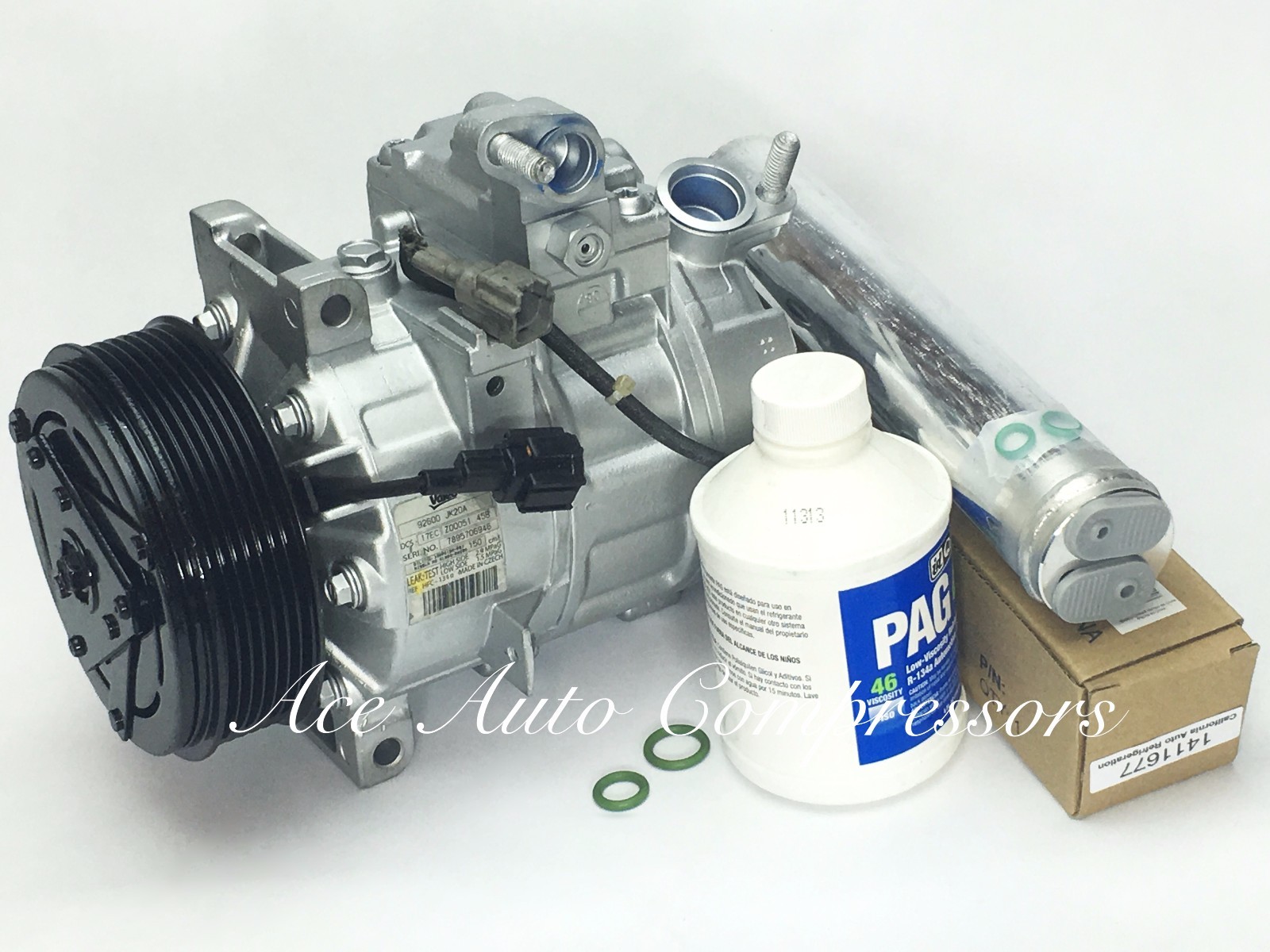 A/C Compressor Kit for Nissan 2009-2017 Nissan GT-R Reman w/Year Wrty.