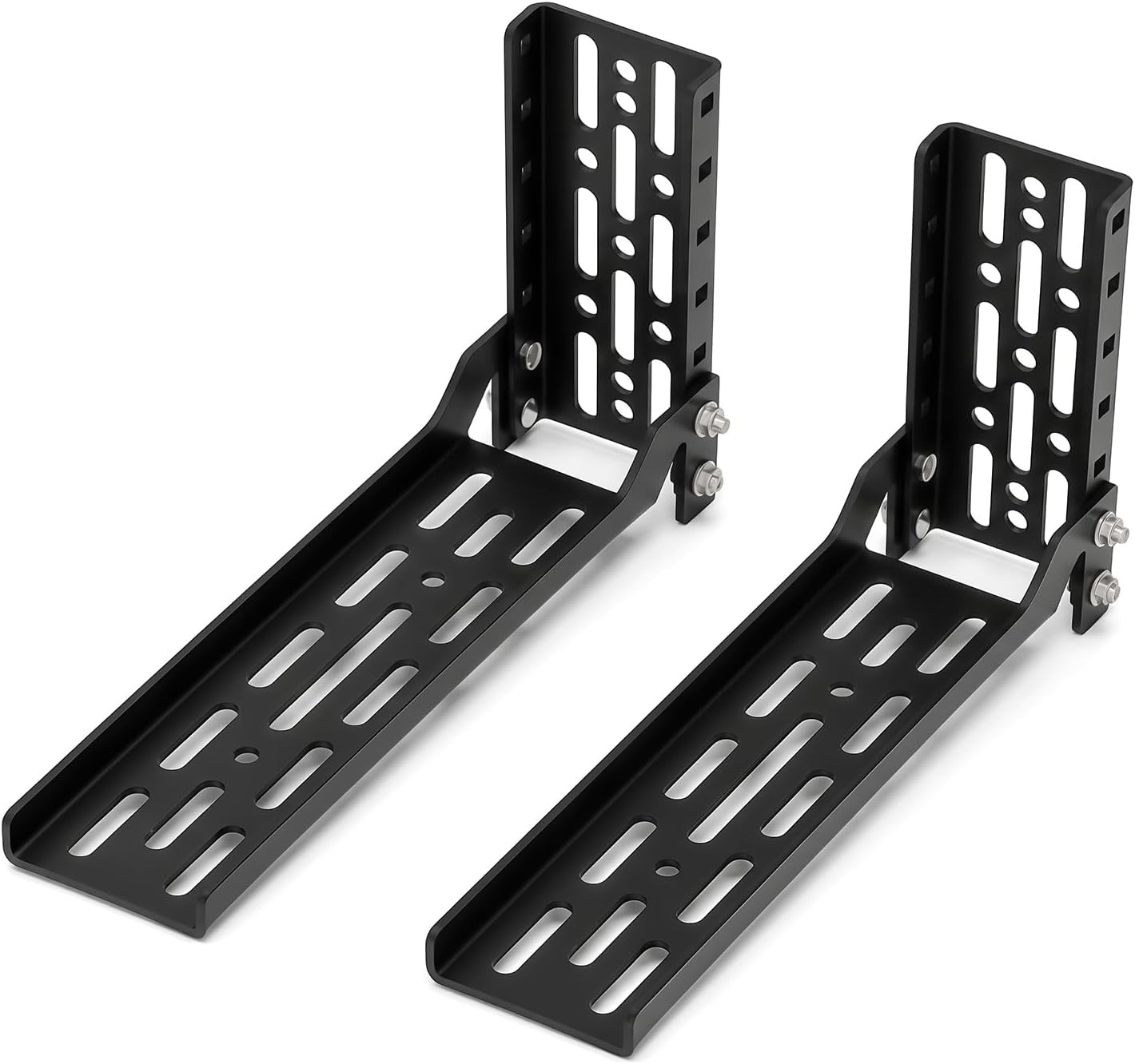 Awning Mounting Brackets 2PCS, L-Shape for Roof Rack, Heavy Duty for SUV/Truck