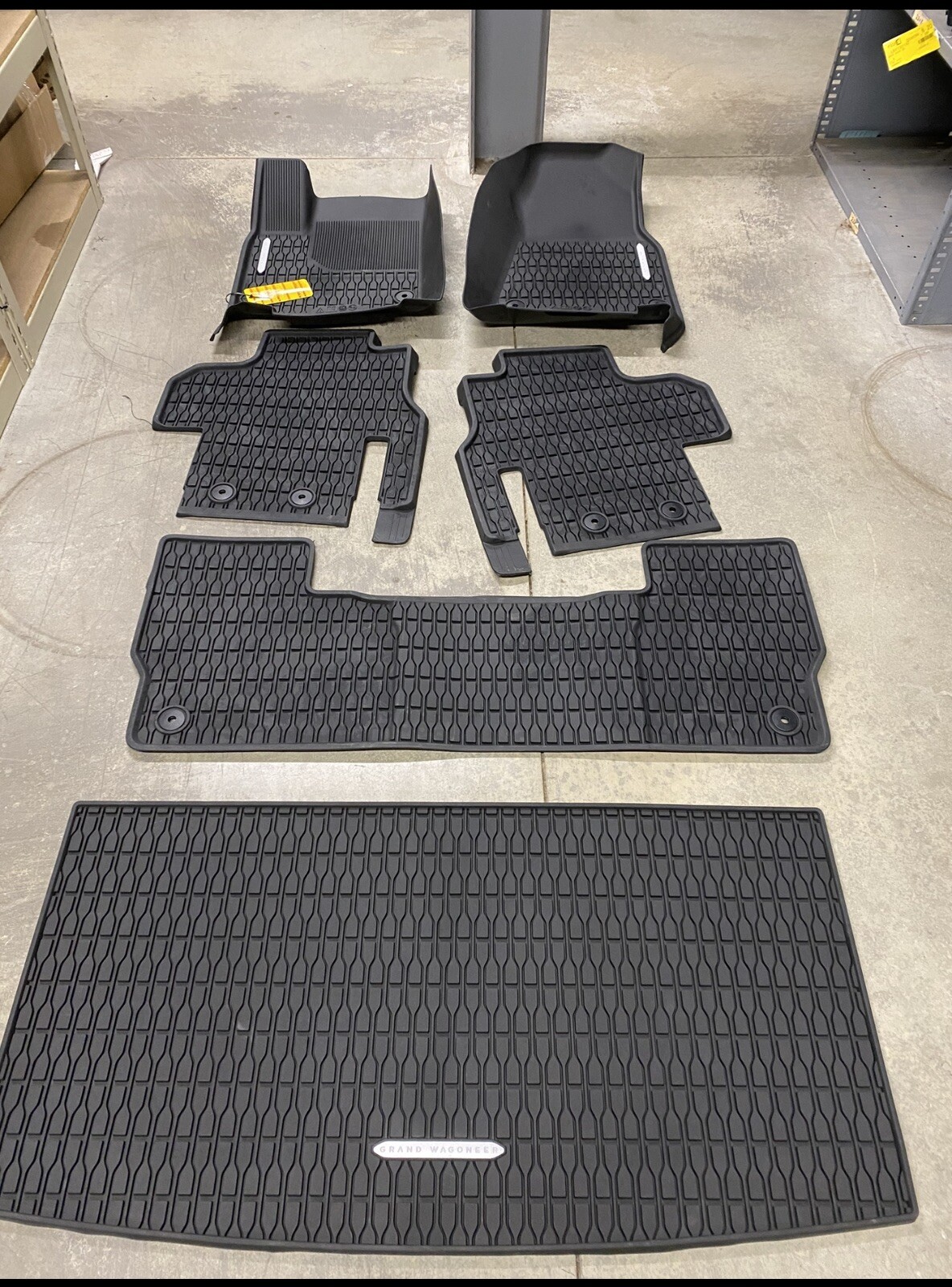 2022-2026  Jeep Grand Wagoneer Mopar All-Weather Floor Mats & Cargo Mat