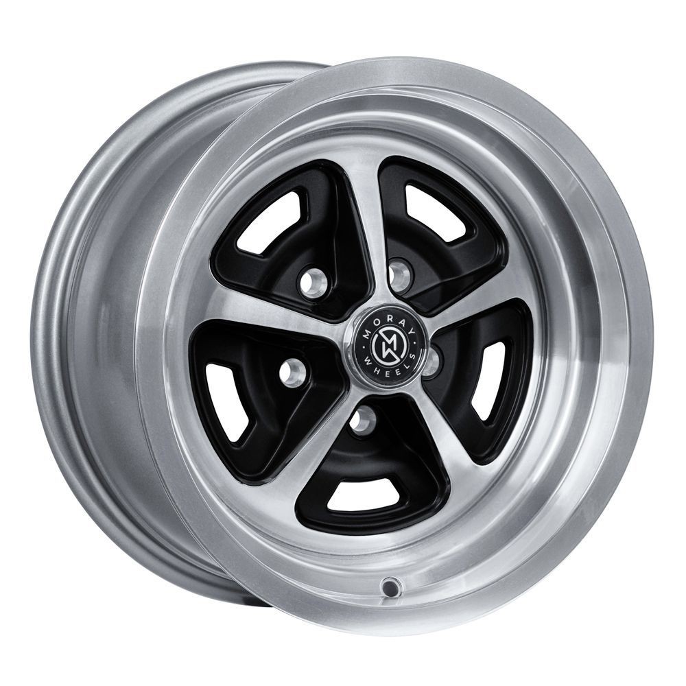 Moray Wheels Single Polished/ Gloss Black 15”X7” SS Super Sport Alloy Wheel
