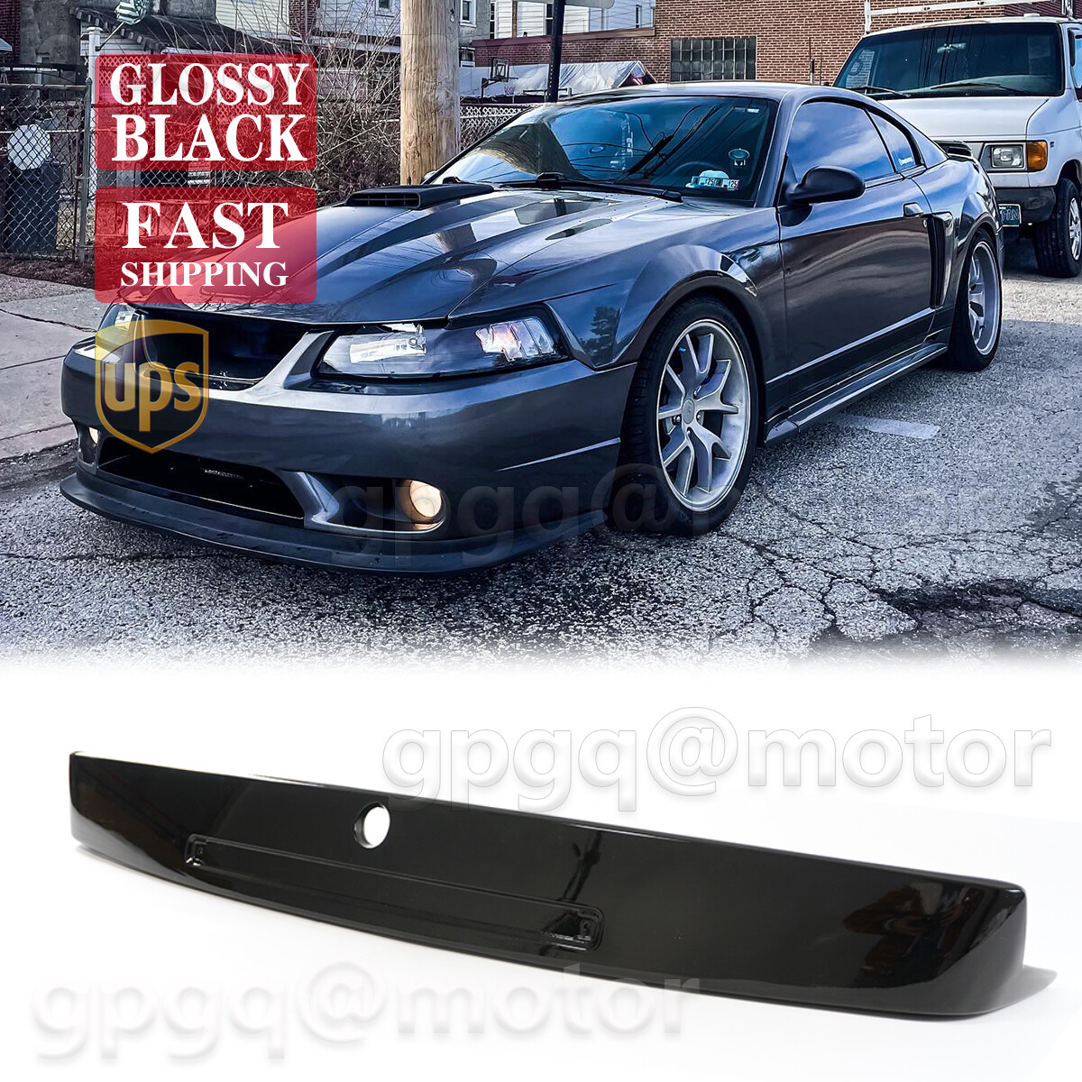 For Ford Mustang 1999-2004 Cobra SVT Style Glossy Black Rear Trunk Wing Spoiler For Ford Mustang 1999-2004 Cobra SVT Style Glossy Black Rear Trunk Wing Spoiler