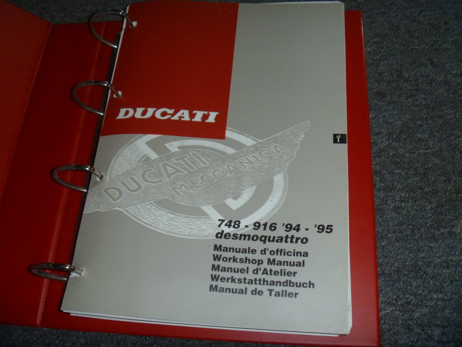 1994-1995 Ducati 916 & 748 Motorcycle Shop Service Repair Workshop Manual 1994-1995 Ducati 916 & 748 Motorcycle Shop Service Repair Workshop Manual