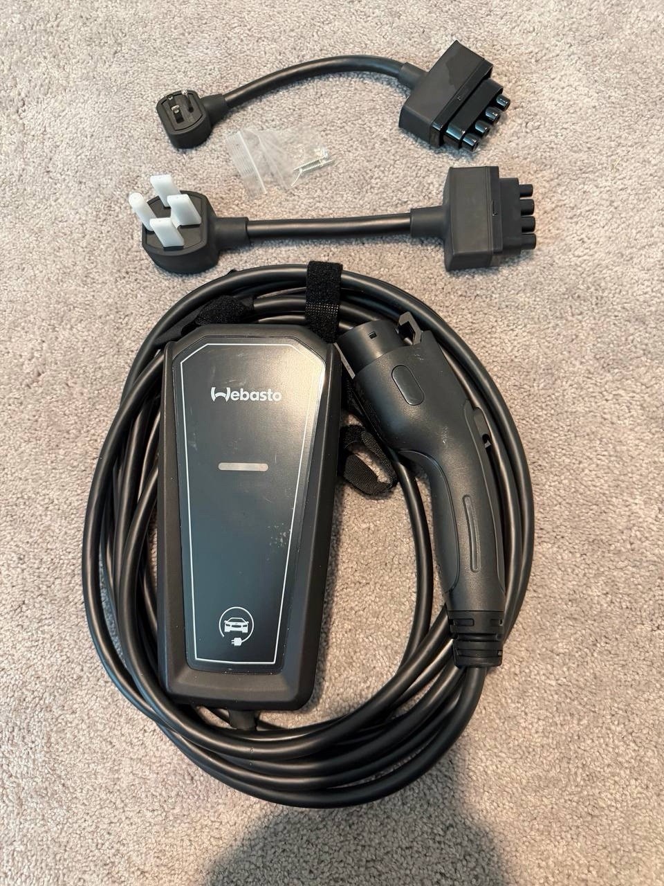 Webasto Dual Level EV Charger 120V 240V 32A J1772 NEMA 5-15 14-50 w/ Case