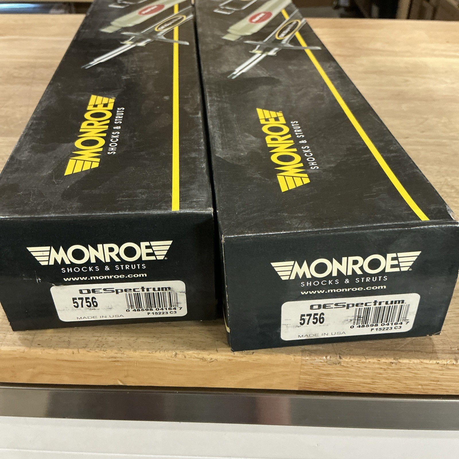 Set of 2 Front Monroe Shock Absorbers 5756 For Chevrolet Chevy II 1962-1967