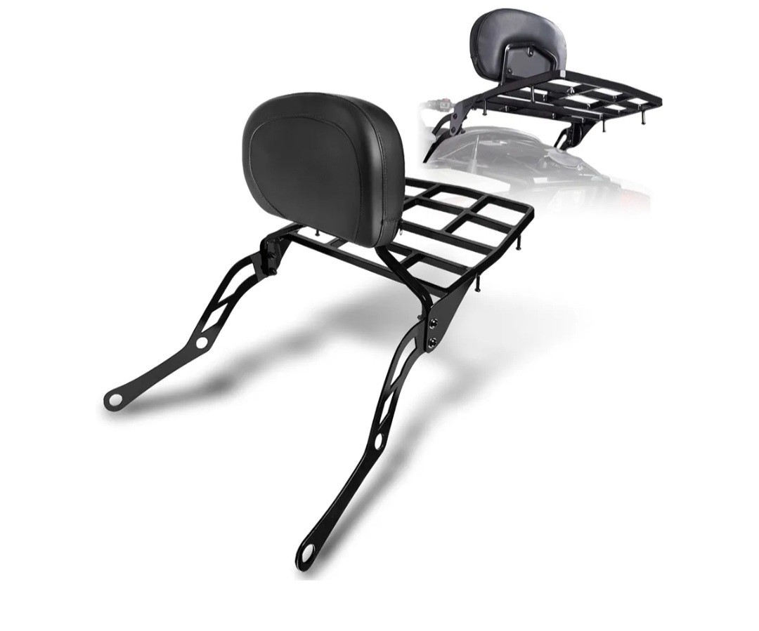 Motofunder Detachable Passenger Backrest, Sissy Bar, Luggage Rack (Read) Motofunder Detachable Passenger Backrest, Sissy Bar, Luggage Rack (Read)