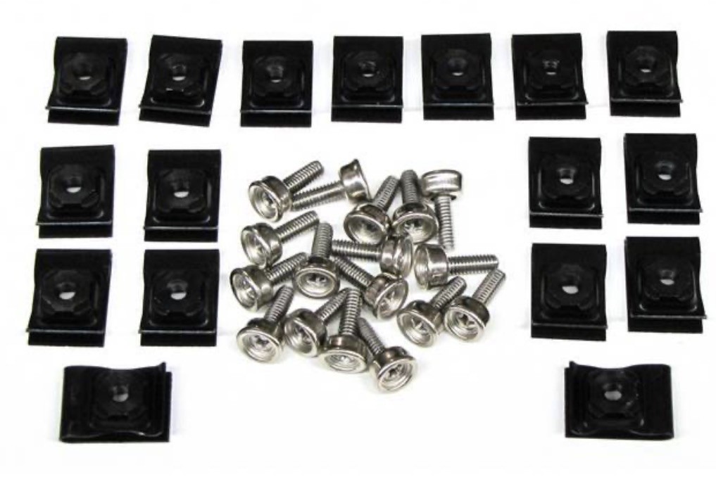 NEW 1965 - 1966 Mustang Top Boot Molding Trim Chrome Convertible Hardware Snaps