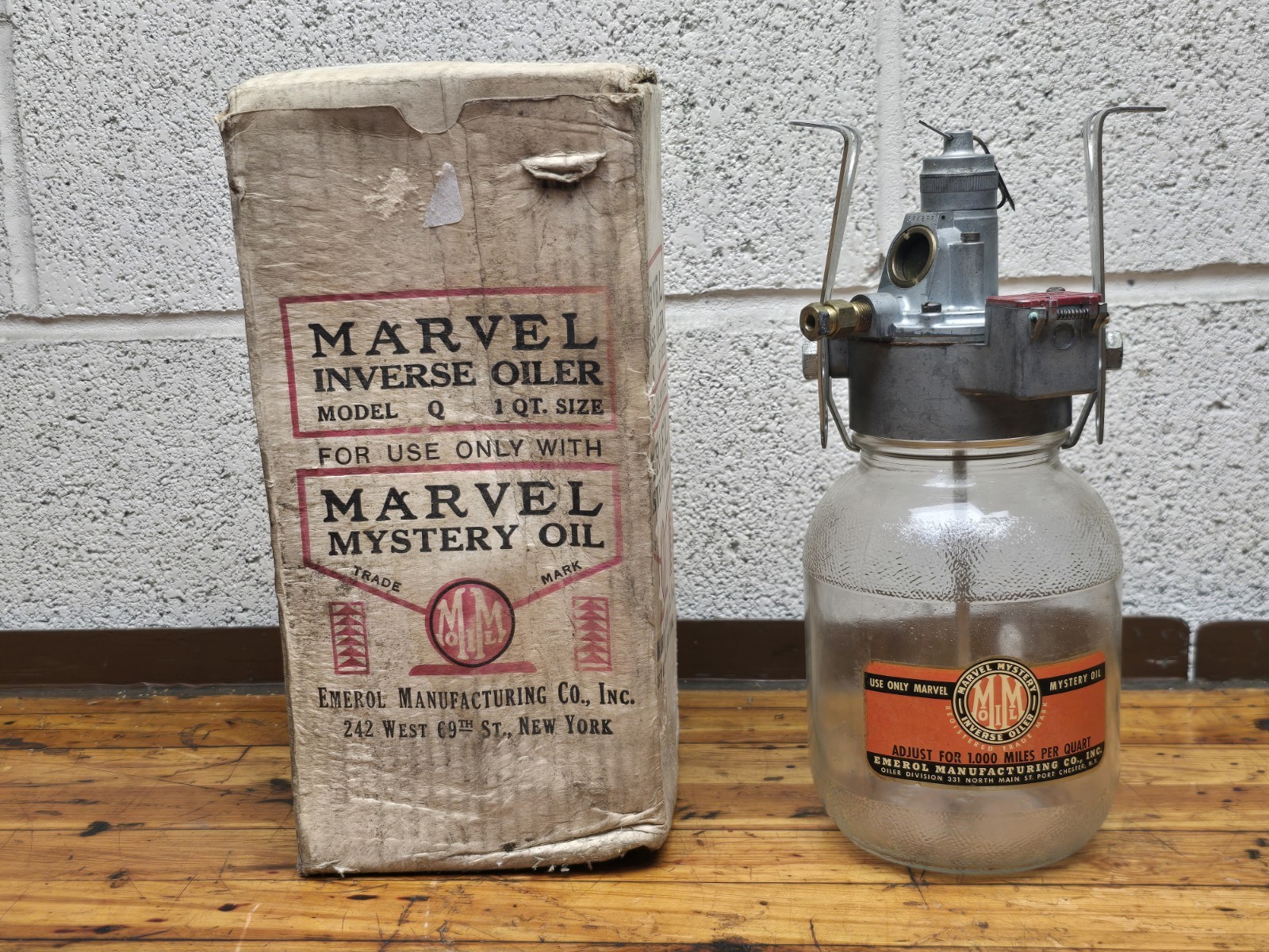 NOS Marvel Inverse Oiler Vintage Applicator Judson Supercharger Model Q