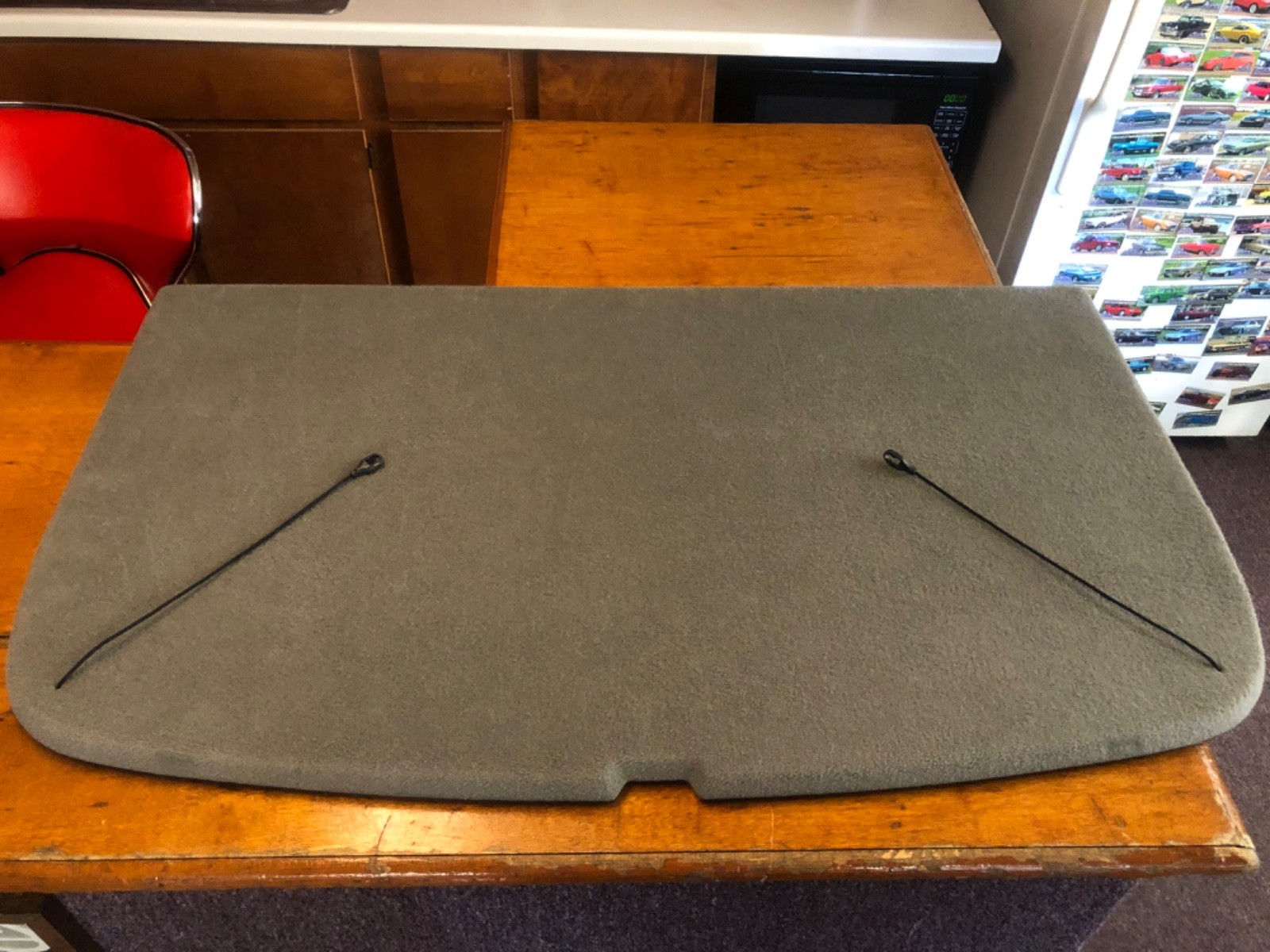 07-12 Acura RDX Medium Gray / Taupe Trunk Privacy Cargo Cover Package Tray 4061