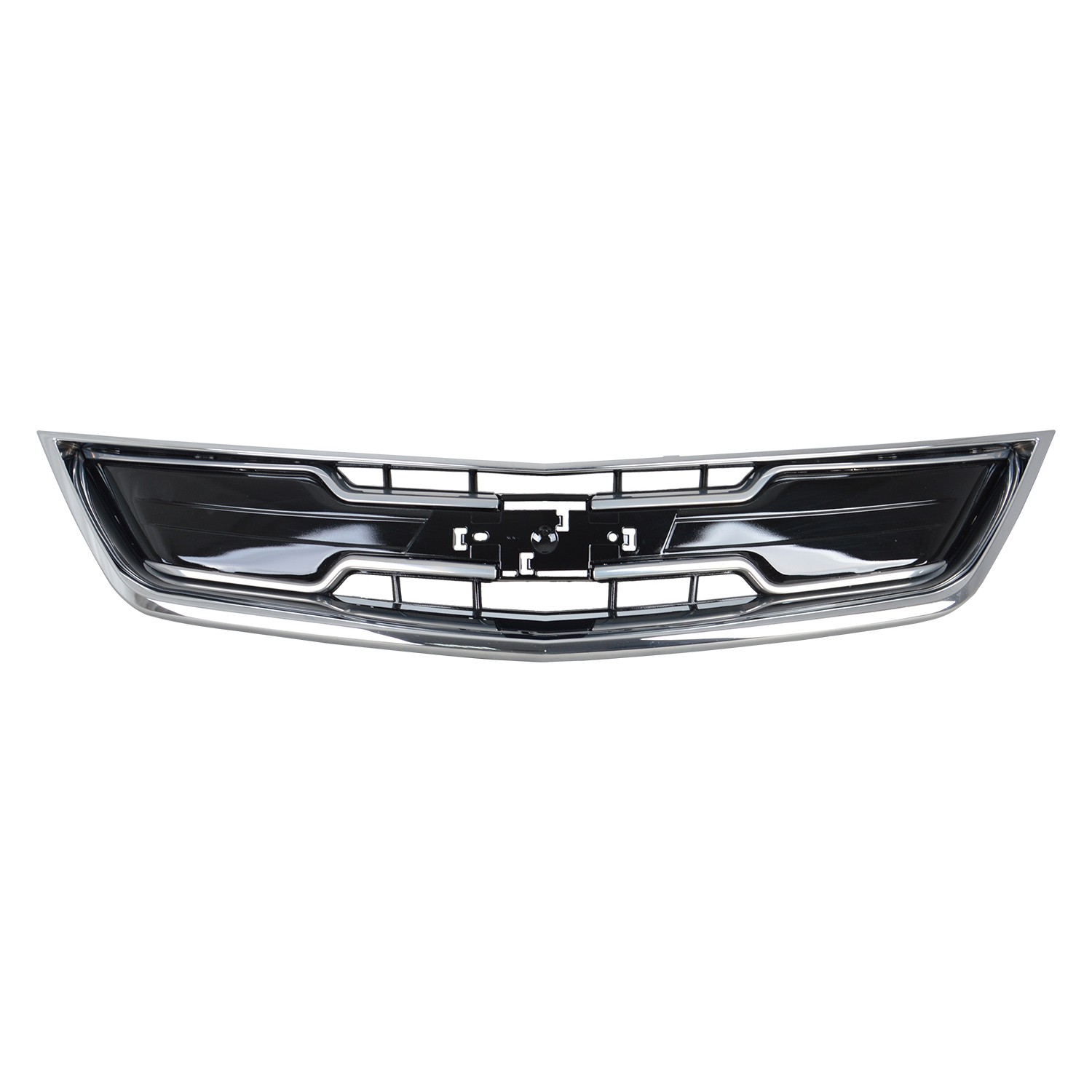 New Matte And Chrome Black W/ Chrome Molding Front Grille fits 2014-2020