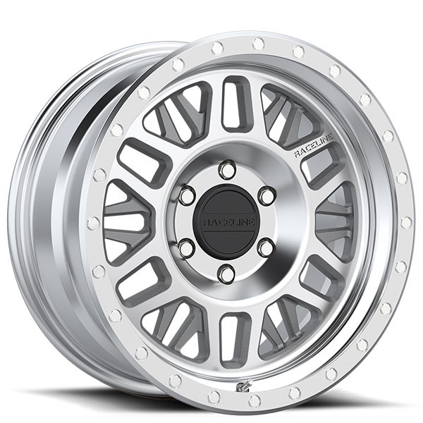 Machined Raceline Wheels 951MC Ryno 17x8.5 Rims (4pcs) D4