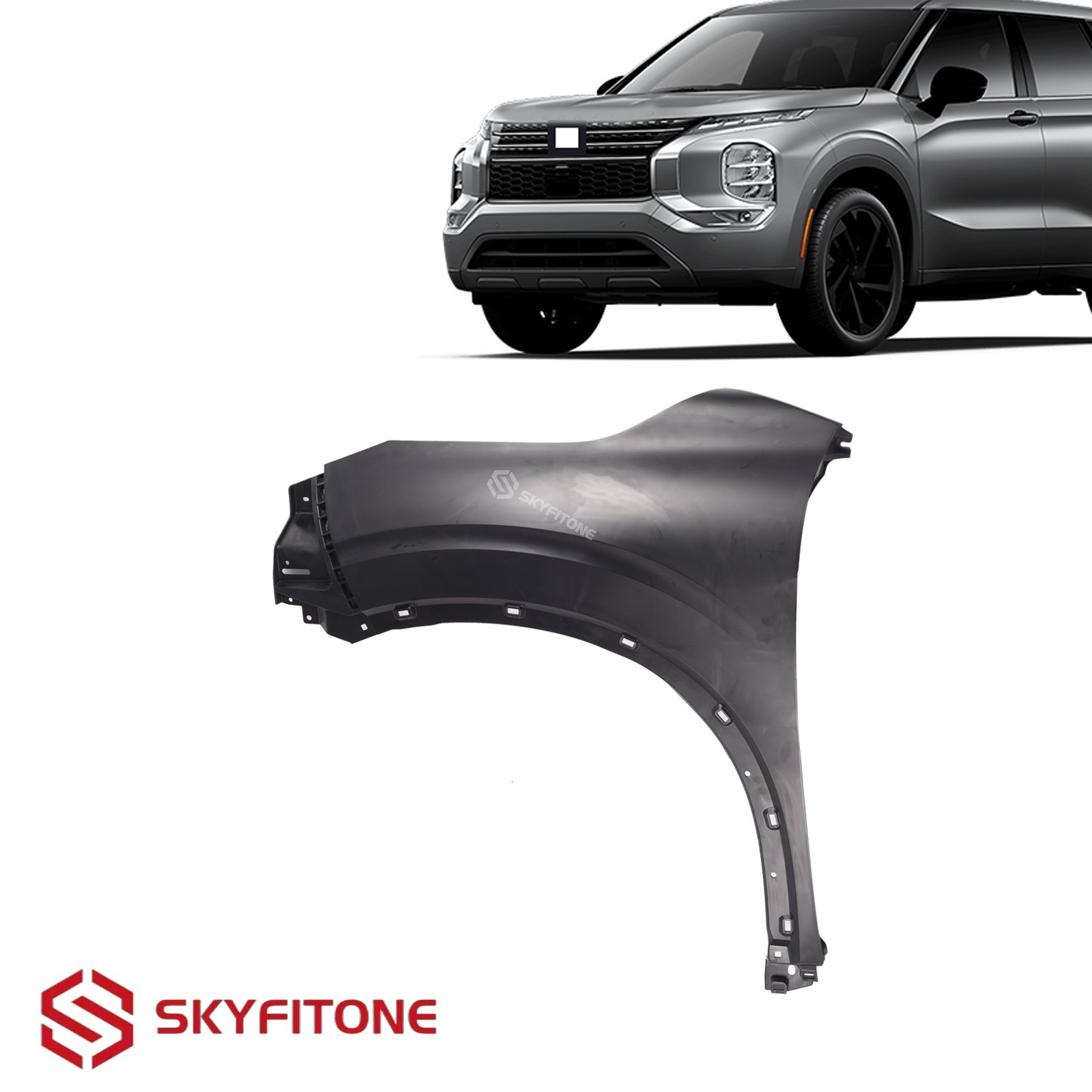 Front Fender Plastic Black Left Driver Side For Mitsubishi Outlander 2022-26
