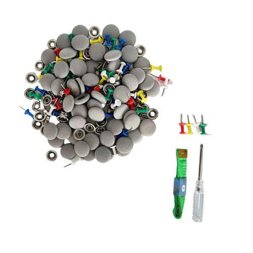 60PCS Car Roof Liner Ceiling Kit Repair Buckle Sagging Headliner Pins Rivet Snap