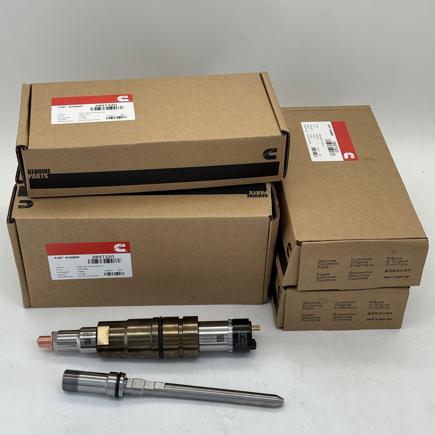 6PCS 2897320PX INJECTOR FITS FOR CUMMINS ISX15 5579419 SUPERCED 5579419PX NEW