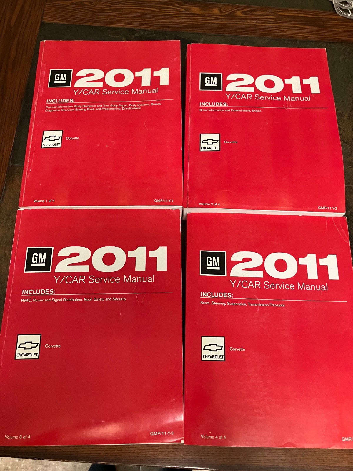 2011 Chevy Corvette C6 Shop Service Repair Manual Set