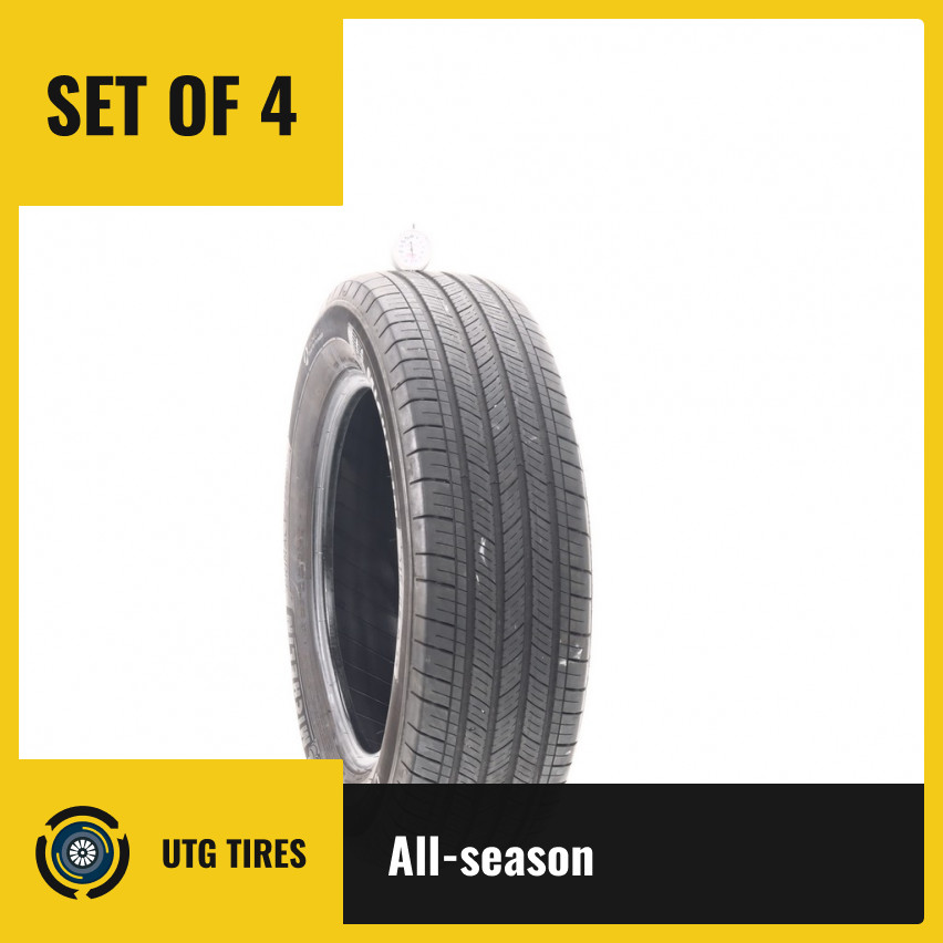 Set of (4) Used 215/65R17 Michelin Primacy All Season 99H - 6.5-8.5/32