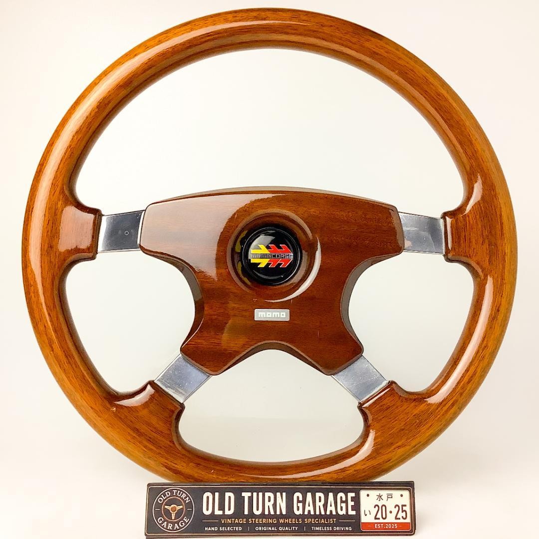 Excellent MOMO Astra Wood Steering Wheel 36cm 1988 Vintage Beautiful