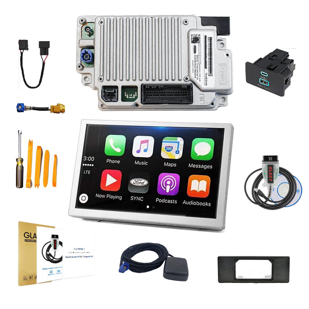 Factory SYNC 2 to SYNC 3 Upgrade Kit 3.4 Fit for Ford Sync3 APIM Module Carplay