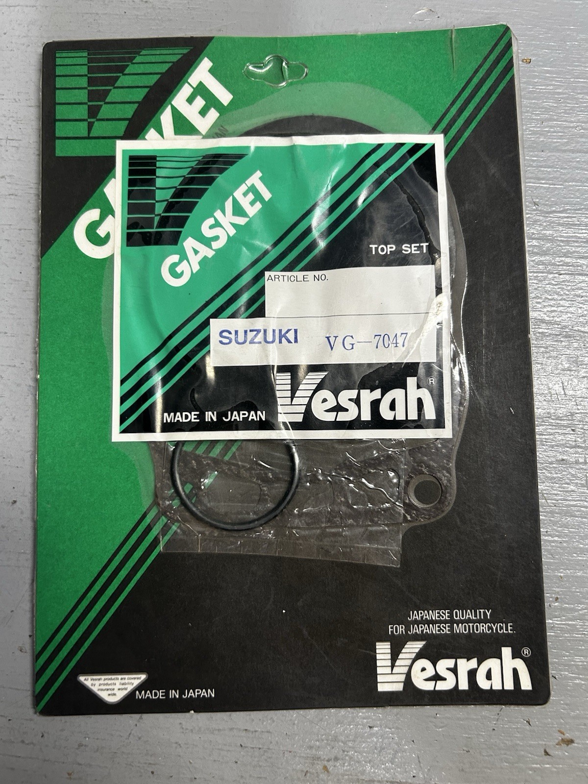 Vesrah Top End Gasket Set For 1989 Suzuki RM80 Part Number VG-7047