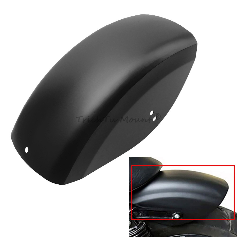 Steel Short Rear Fender Mudguard Matte Black For Harley Sportster XL IRON 883