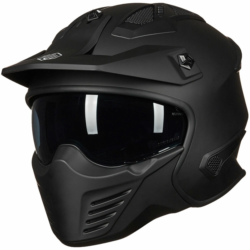 ILM Open Face 3/4 Motorcycle Half Helmet for Moped ATV Cruiser Scooter DOT 726X