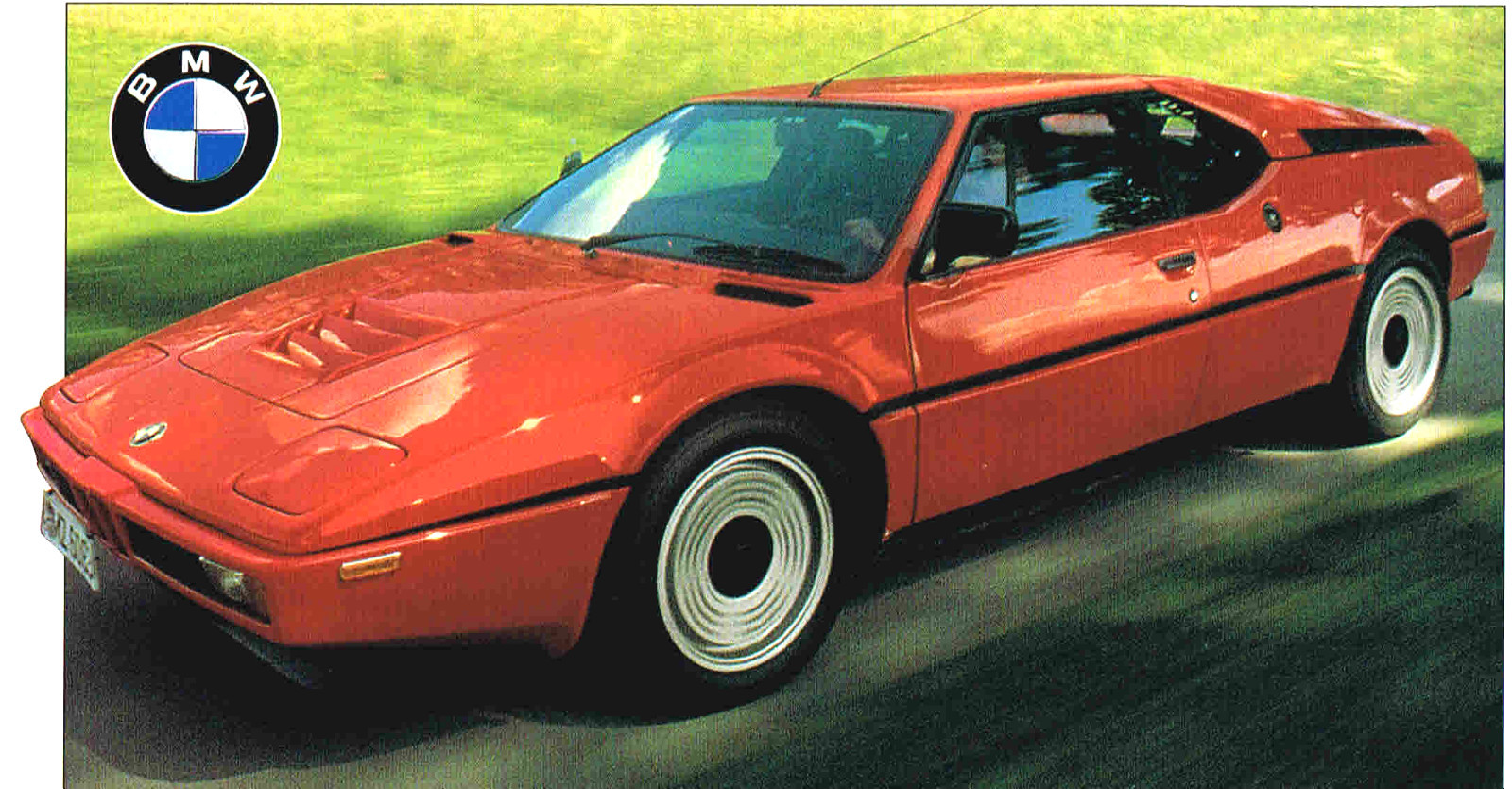 BMW M1/M-1 SPEC SHEET/Brochure/Pamphlet/Catalog:1980,