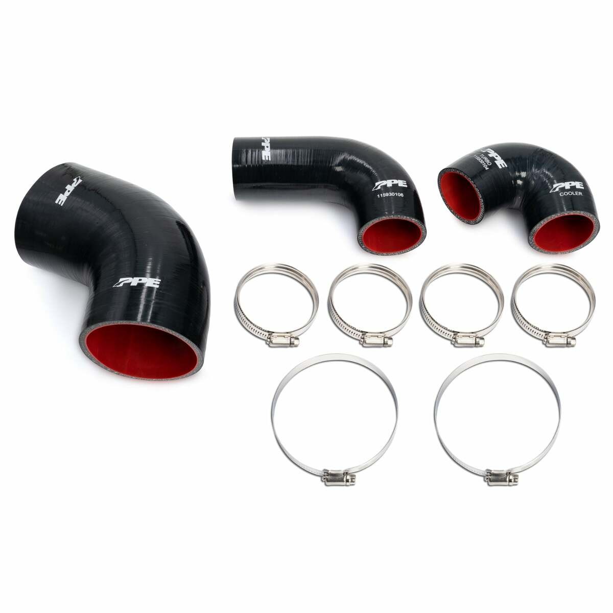 PPE 115930100 Silicone Intake and Intercooler Hose Kit GM 1500 3.0L