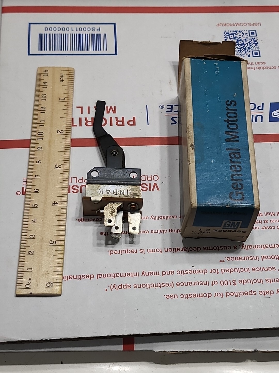1969-1972 Pontiac Grand Prix NOS Heater Blower Control Switch GM # 7309486. RARE