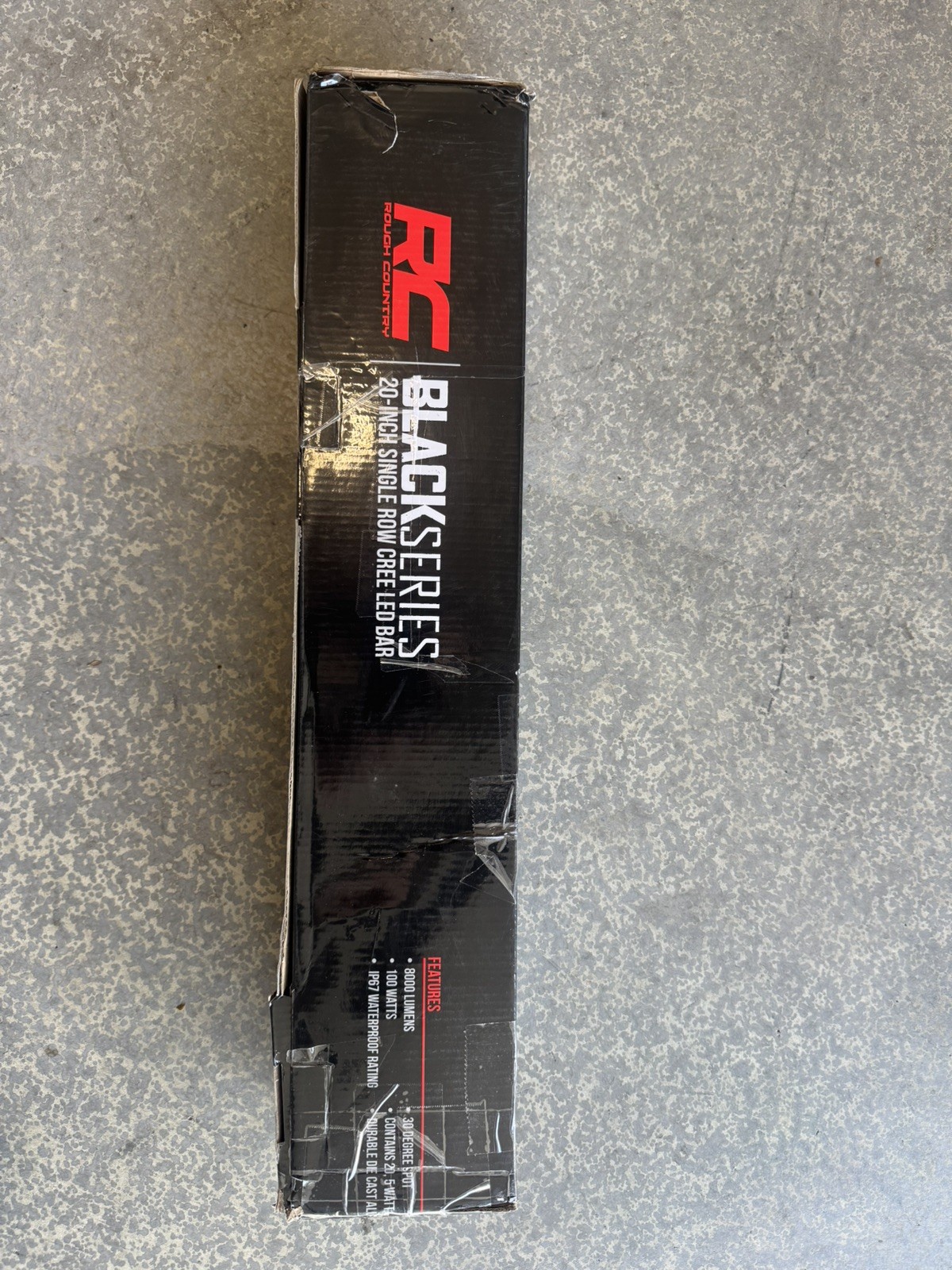 Rough Country 20 Inch Black Series LED Light Bar Single Row