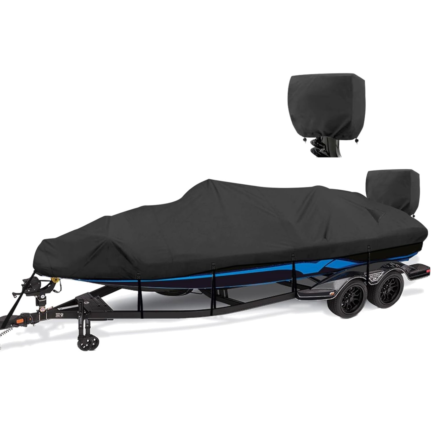 14-16 ft Waterproof Boat Cover with Moisture Control & Tear Resistance 14-16 ft Waterproof Boat Cover with Moisture Control & Tear Resistance