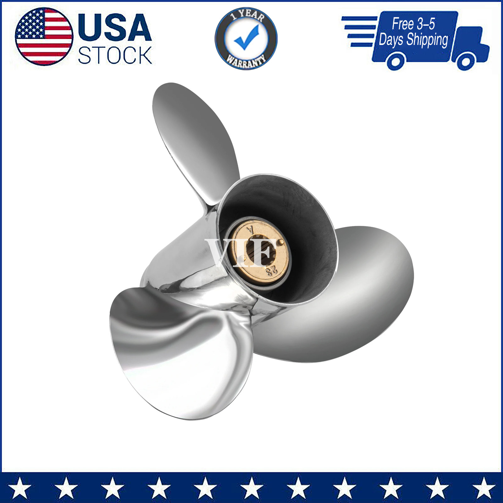 10.25 X16 48-16986 Vengeance Stainless Boat Propeller for Mercury 40-60HP 13spl