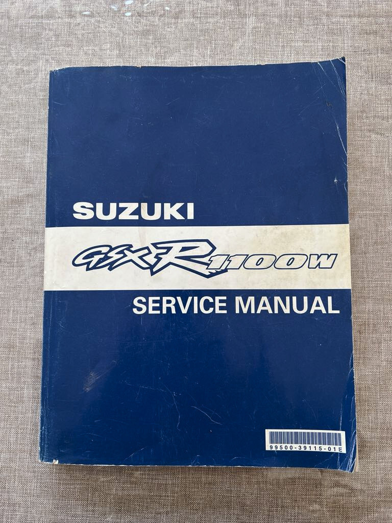 suzuki gsxr1100w service manual 1993-1998