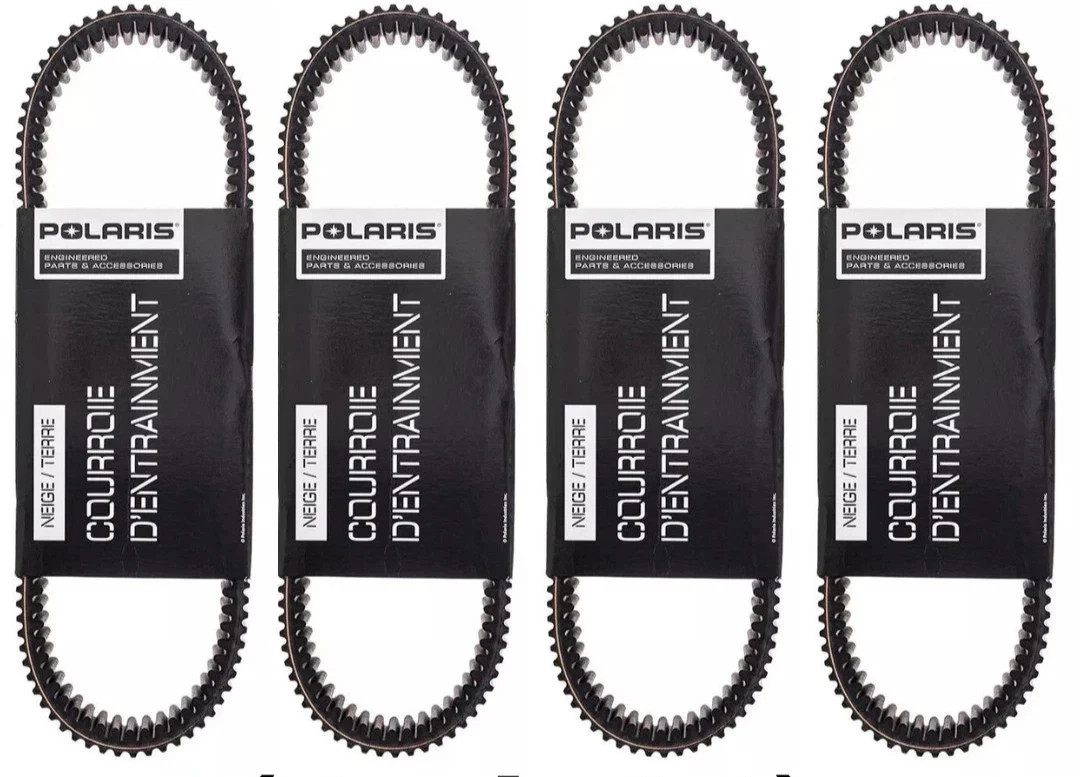 Polaris OEM 3211186 Clutch Drive Belt RZR XP Turbo Ranger Xpedition XP CV (4 PK)