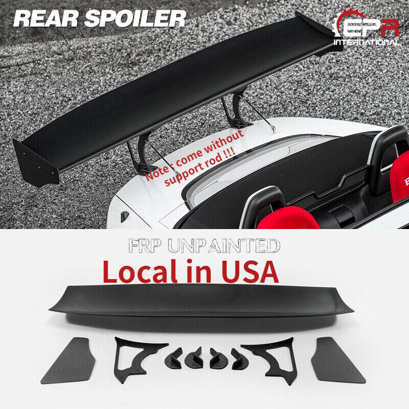 For Mazda Miata Roadster MX5 ND FRP Unpainted Rear GT Spoiler Wing Lip Bodykits