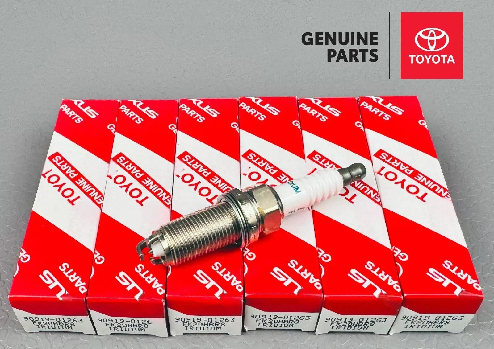 For Toyota Lexus Iridium Spark Plug Set of 6 Genuine OEM 90919-01249