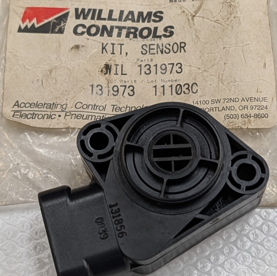 131973 Williams Controls Accelerator Pedal Sensor Kit Potentiometer 6 Pin Cummin