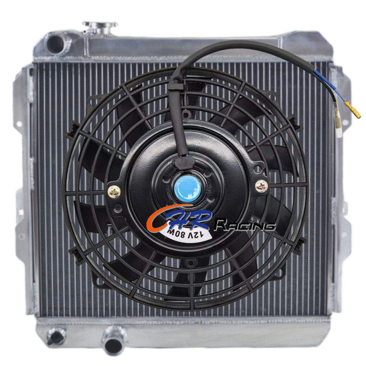 Aluminum Radiator+Fan for 1984-1997 Toyota Hilux LN65/LN85/LN110/LN90 2L Engine