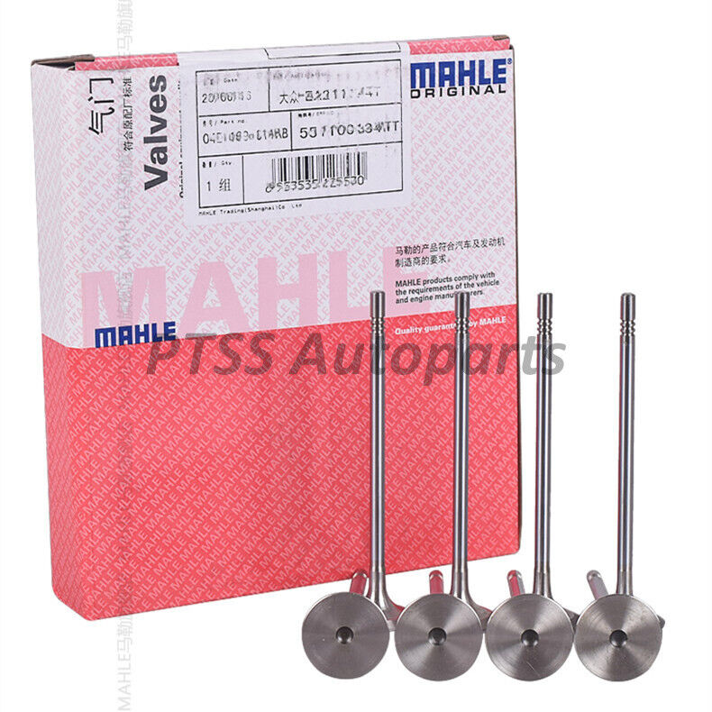 16 x MAHLE OEM Engine Intake & Exhaust Valves Set 6mm For Audi A4 A5 VW GTi 2.0T