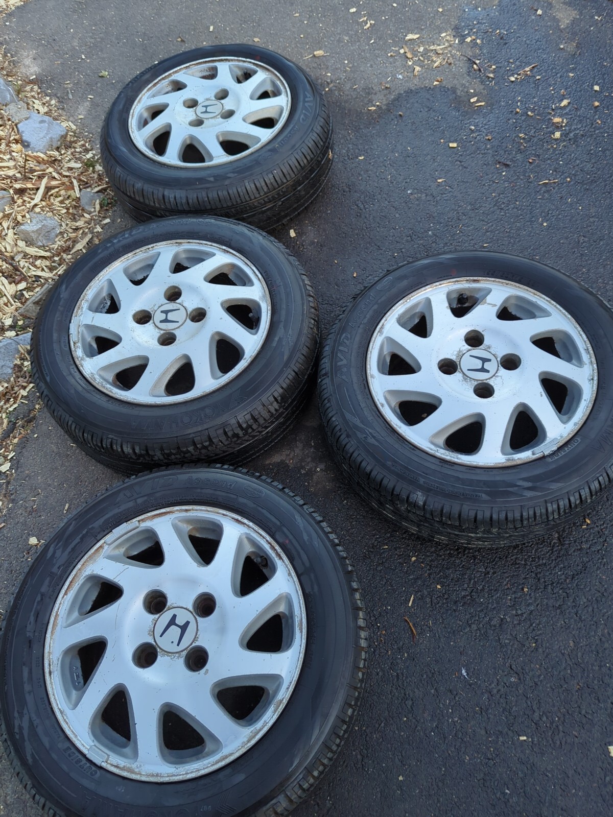 1994-1996 PRELUDE 15x6.5 OEM WHEELS 15
