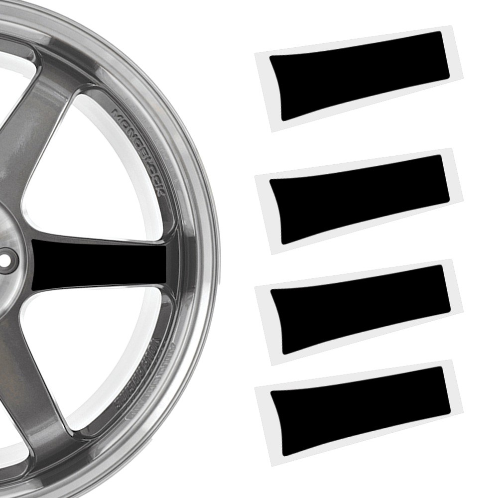 Solid TE37SL Decal Set Vinyl Spoke Sticker For VolkRacing Rim Wheel 17/18