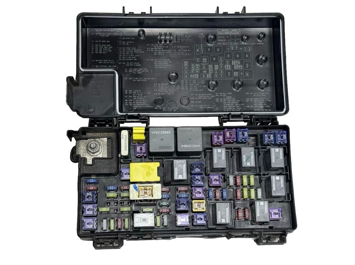 DODGE GRAND CARAVAN CHRYSLER TOWN & COUNTRY VW ROUTAN FUSE BOX TIPM 13 68163904