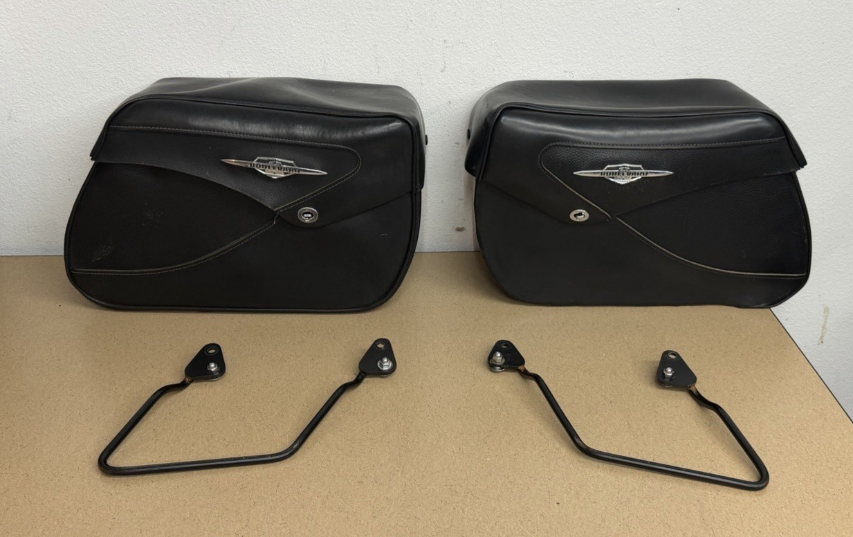 2006 06-09 Suzuki Boulevard C50 VL800 OEM Saddlebag Side Bag Case Pannier Set