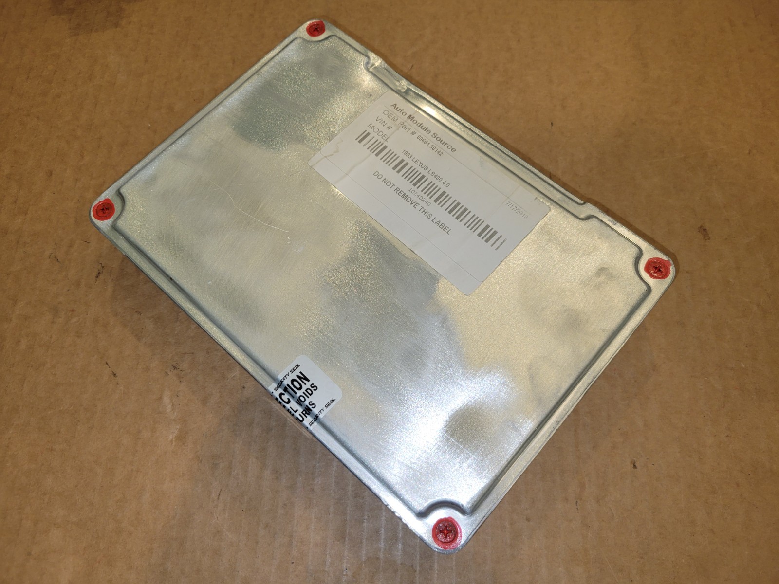 1993 1994 LEXUS LS400 ENGINE CONTROL COMPUTER MODULE ECU ECM 89661-50142