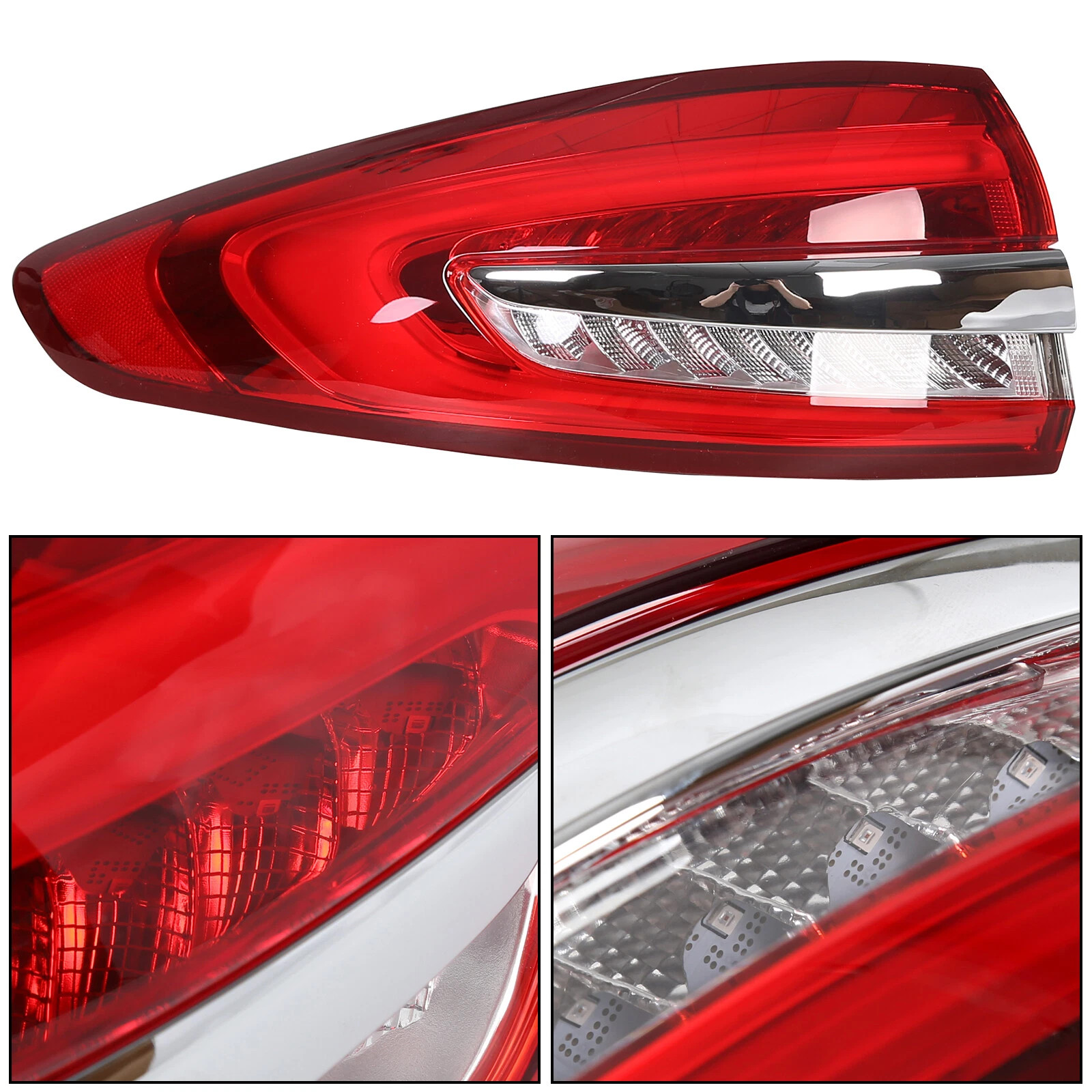 LH/RH/Pair For 2017-2020 2019 Ford Fusion Tail Light Brake Outer Side Lamp LED LH/RH/Pair For 2017-2020 2019 Ford Fusion Tail Light Brake Outer Side Lamp LED