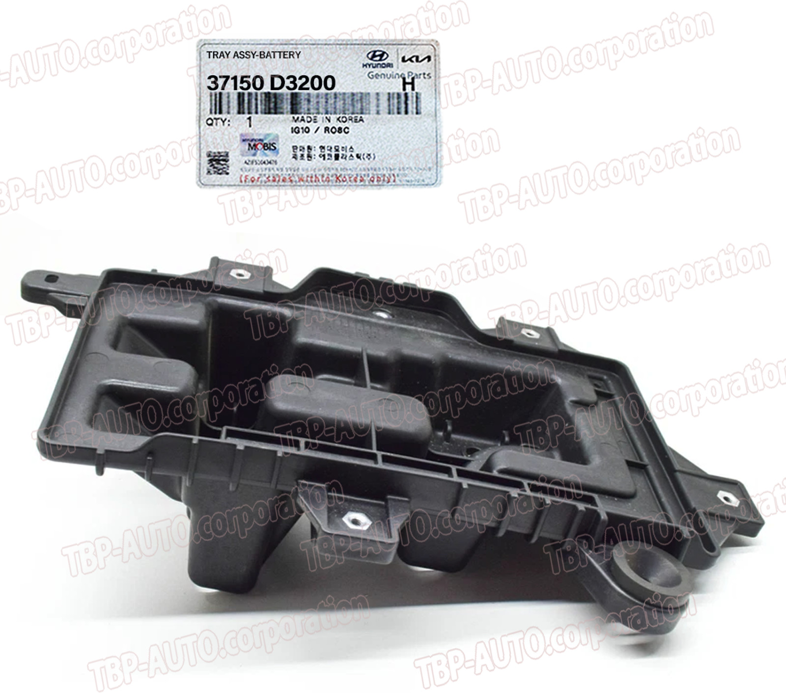OEM ® Battery Tray Plastic Base Holder Carrier 2016-2018 Tucson 1.6L 37150D3200