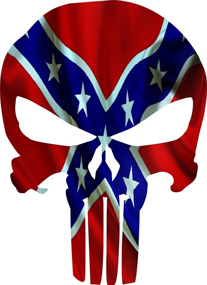 PUNISHER WAVING RBL FLAG SKULL VINYL DECAL GLOSS STICKER LAMINATED PUNISHER WAVING RBL FLAG SKULL VINYL DECAL GLOSS STICKER LAMINATED