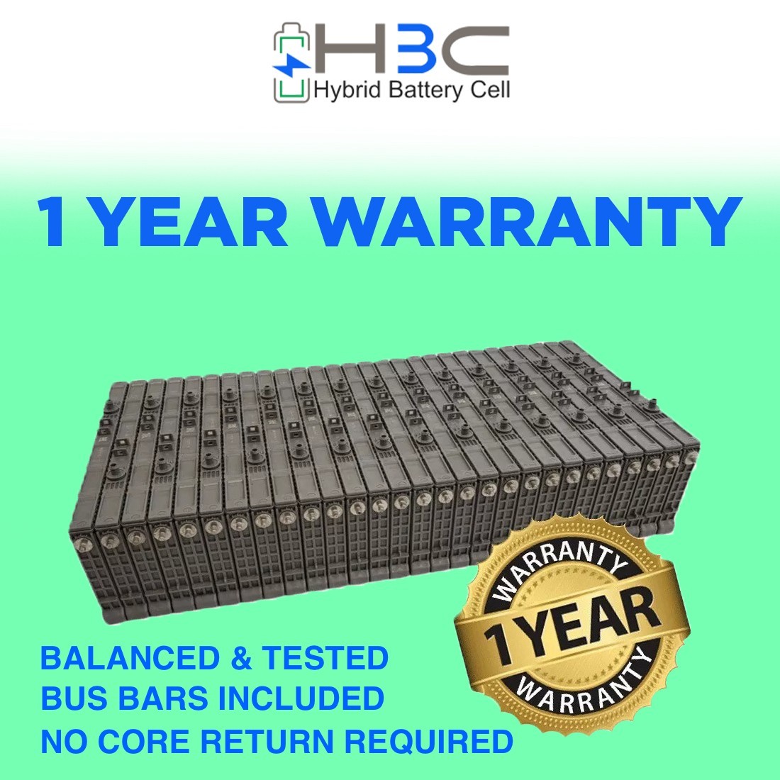 2004-2017 Toyota Prius Hybrid Battery 28 Cell Modules 1-Year Warranty