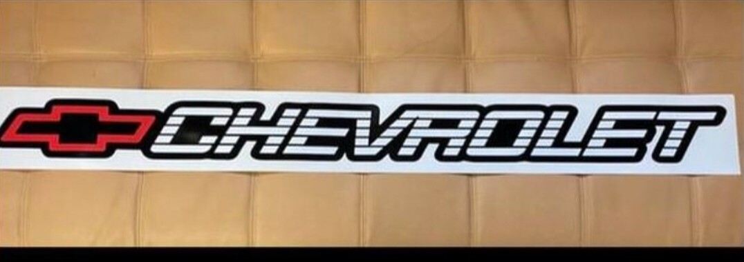 Chevrolet Windshield Tailgate Sticker Decal 48x5 Chevrolet Windshield Tailgate Sticker Decal 48x5
