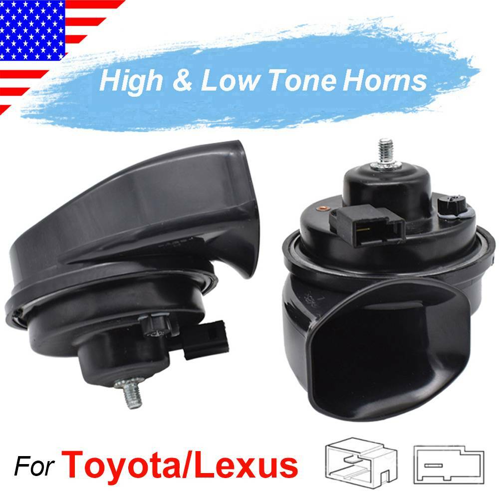 XUKEY Snail Horn Waterproof Dual Pitch For Lexus CT IS ES GS LS RX GX 110-125db