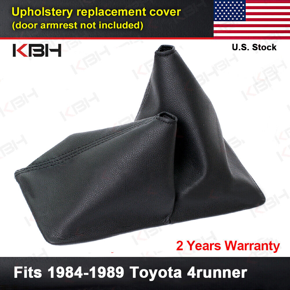 Fits 84-89 Toyota 4Runner Pickup 4x4 Manual Shift Boot Cover Shifter Black 11.5\